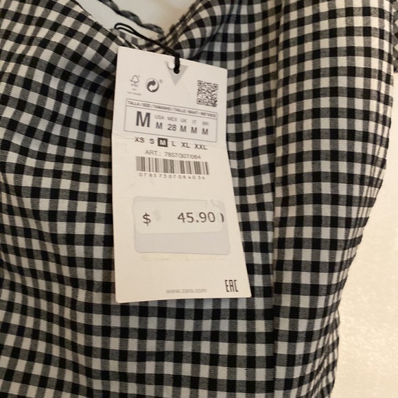 Zara Gingham Check Dress - Picture 7 of 7